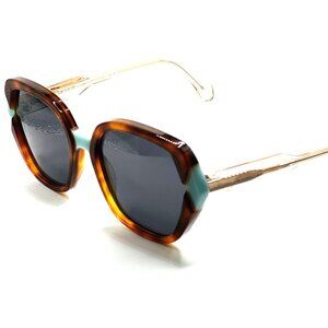 NEW AUTHENTIC FACE A FACE GIOCO 1 COL 0530 Tortoise Demi Blonde Sunglasses 55mm